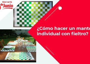 Cómo hacer un mantel individual con fieltro Blog