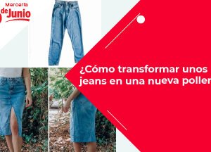 Cómo transformar unos jeans en una nueva polleraBlog